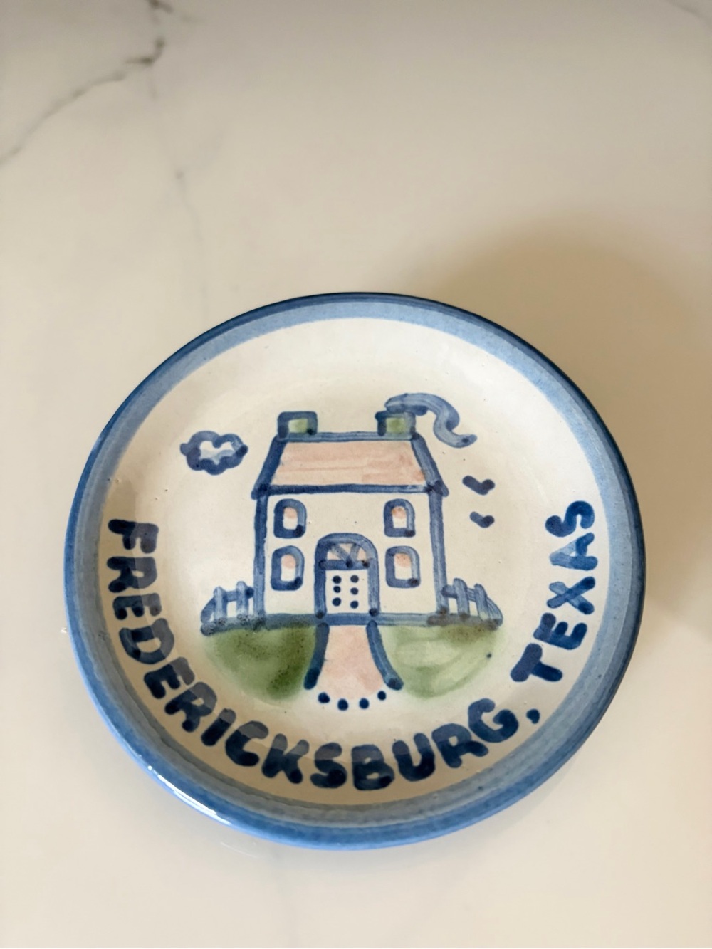 Farm House "Fredericksburg, Texas" Coaster by M.A. Hadley